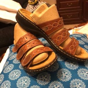 Barely used brown sandals